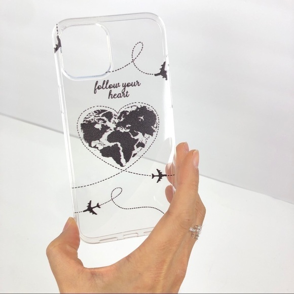 NWTFollow Your Heart Travel iPhone 12 pro max case - Picture 3 of 3